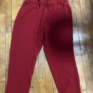 LOFT Burnt Orange Wide Leg Pants